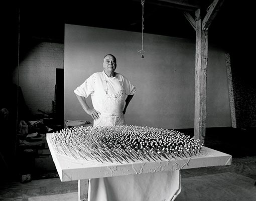 Nagelfeld Systemkunst Günther Uecker